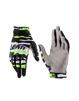 Manusi Offroad Leatt Moto 2.5 X-Flow Tiger - Negru/Alb/Galben fluo