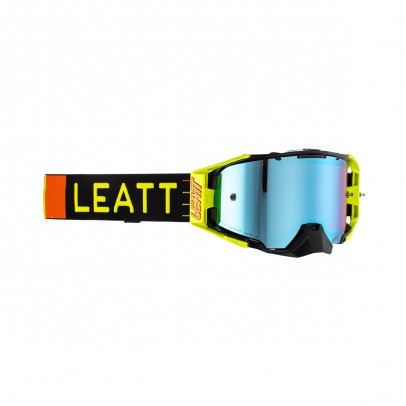 Ochelari Leatt Velocity 6.5 Iriz Citrus Blue UC 26% - Negru/Portocaliu/Galben fluo