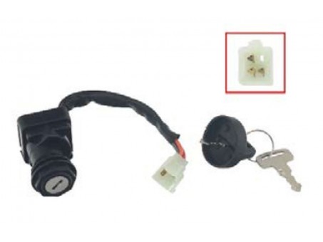 Contact pornire BRONCO (ignition switch) ARCTIC CAT 250/300/400 '97-'00, 454 BEARCAT '96-'98, 500 '98-'00 (OEM: 3409-003, 3430-013, 3430-028)