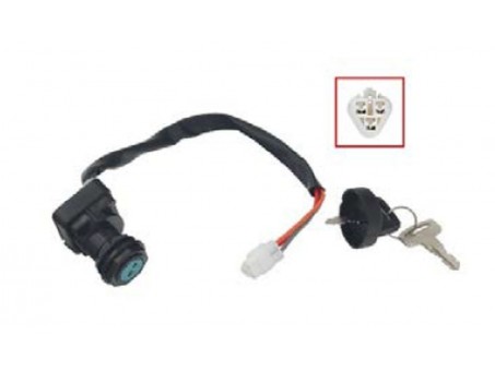 Contact pornire BRONCO (ignition switch) SUZUKI LT-Z 400 QUADSPORT '06-'14, LT-R 450 QUADRACER '06-'09 (OEM: 37110-45G00)