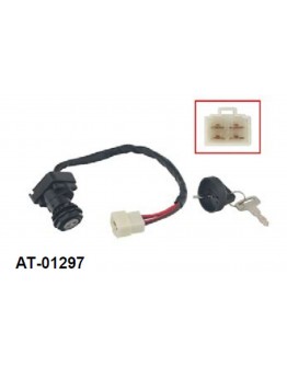 Contact pornire BRONCO (ignition switch) POLARIS TRAIL BLAZER 250 / SPORT 400 / XPLORER 400 / MAGMUM 500 / WORKER 500 '99, BIG BOSS 400L '97, SPORTSMAN 400/500 '96-'98, MAGNUM 425 '97-'98 (OEM: 4110209)