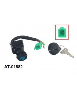 Contact pornire BRONCO (ignition switch) SUZUKI LT-F 250 QUAD RUNNER '99-'02, LT-4WD/4WDX '87-'98 (OEM: 37110-19B01, 37110-19B02, 37110-19B03)