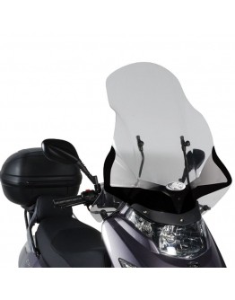 Parbriz moto KAPPA - KYMCO DINK 50-125-200 I (06-16) 67 X 58 CM Transparent - necesar Kit montaj D292KITK