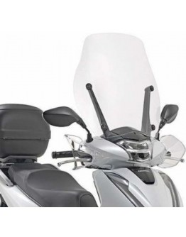 Parbriz moto KAPPA - HONDA SH 125i-150i (17-19) 51 X 49 CM Transparent