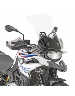 Parbriz moto KAPPA - BMW F 750 GS (18) (necesar Kit montaj D5129KITK), F 850 GS (18) 54,5 x 49 CM Transparent