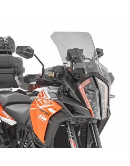 Parbriz moto KAPPA - KTM 1290 SUPER ADVENTURE R / S (17-18) 38 X 40 CM Fumuriu