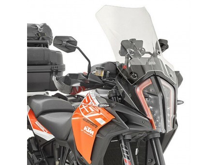 Parbriz moto KAPPA - KTM 1290 SUPER ADVENTURE R / S (17-18) 44 X 41 CM Transparent