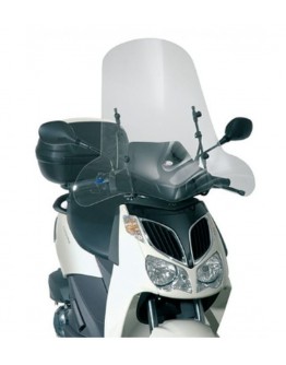 Parbriz moto KAPPA - KYMCO / SYM / PEUGEOT / YAMAHA / APRILIA / HONDA Transparent 66 x 67 CM - fara montura