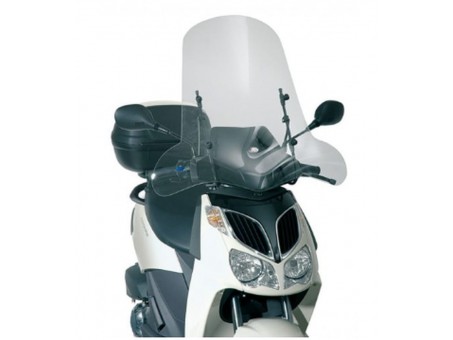 Parbriz moto KAPPA - KYMCO / SYM / PEUGEOT / YAMAHA / APRILIA / HONDA Transparent 66 x 67 CM - fara montura