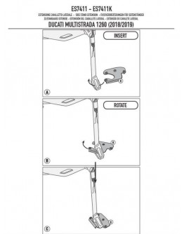 Extensie talpa cric lateral KAPPA - DUCATI Multistrada 1260 (18)