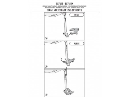 Extensie talpa cric lateral KAPPA - DUCATI Multistrada 1260 (18)