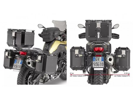 Suport pentru genti laterale KAPPA MONOKEY CAM SIDE BMW F 750 GS (18-19), F 850 GS (18-19), F 850 GS Adventure (19) - compatibil cu KFR K'FORCE ALU