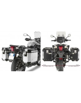 Suport pentru genti laterale KAPPA MONOKEY CAM SIDE TRIUMPH Tiger 800 / 800 XC / 800 XR (11-17) - compatibil cu KFR K'FORCE ALU