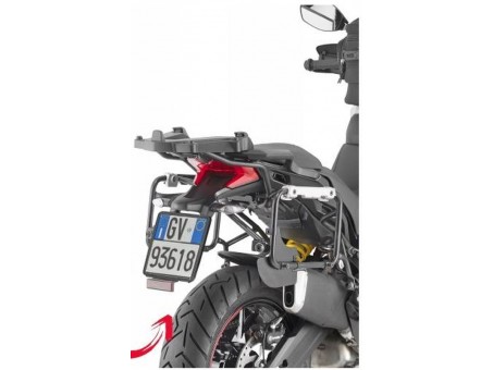 Suport pentru genti laterale KAPPA montare rapida MONOKEY CAM SIDE DUCATI Multistrada 950 S (19), Multistrada Enduro 1260 (19) - compatibil cu KFR K'FORCE ALU