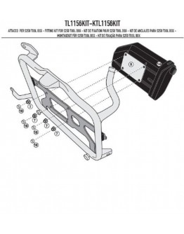 Suport trusa scule KAPPA - KS250 pentru cadru KL1156, KL1158