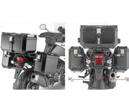 Suport pentru genti laterale KAPPA MONOKEY CAM SIDE SUZUKI V-Strom 1050 (20), V Strom 1050 XT (20) - compatibil cu KFR K'FORCE ALU