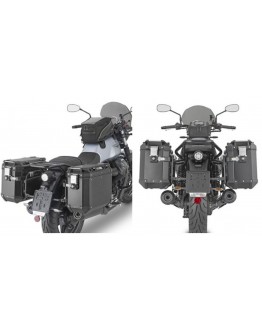 Suport pentru genti laterale KAPPA MONOKEY CAM SIDE MOTO GUZZI V7 STONE '21 - compatibil cu KFR K'FORCE ALU