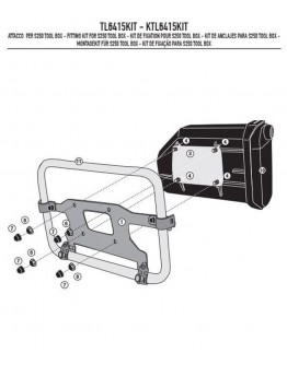 Suport trusa scule KAPPA - KS250 pentru cadru KLO6415MK, KLO6415CAM, KLO1201MK si KLO1201CAM