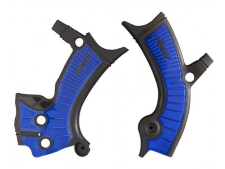 Set Protecții Cadru Racetech (RTech) Bi-Material pentru Yamaha YZF 250/ YZ-FX 250/YZF 450/YZ-FX 450/WRF 250/WRF 450 - Albastru/Negru