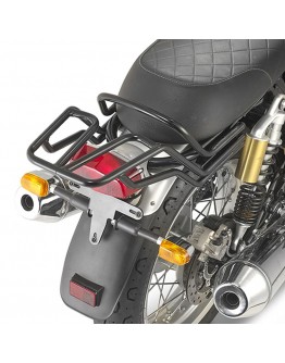 Suport pentru topcase KAPPA - ROYAL ENFIELD INTERCEPTOR 650 '19-'22 Negru (placa nu este inclusa)