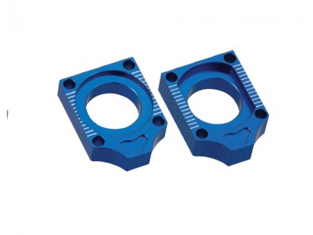 Intinzator roata spate ACCEL YAMAHA YZF 250/450 '10-'14 culoare albastru set 2 bucati