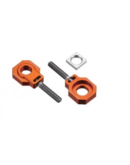 Intinzator roata spate ACCEL cu surub KTM SX 85 '13-'14 (diametru. 20MM) culoare portocaliu set 2 bucati