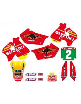 Kit grafic BLACKBIRD SUZUKI RM 125/250 '96-'00 REPLICA TEAM SUZUKI 1998