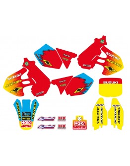 Kit grafic BLACKBIRD SUZUKI RM 125/250 '96-'00 REPLICA TEAM SUZUKI 1999