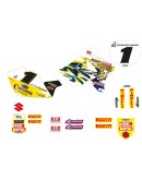 Kit grafic BLACKBIRD SUZUKI RM 125/250 '01-'24 REPLICA TEAM SUZUKI 2003