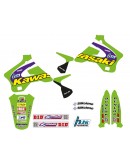 Kit grafic BLACKBIRD KAWASAKI KX 125/250 '94-'98 REPLICA TEAM KAWASAKI 1998