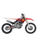 Kit grafic BLACKBIRD HONDA CRF 250R '22-'24, CRF 450R '21-'24 RETRO culoare Rosu Alb Negru