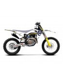 Kit grafic BLACKBIRD HUSQVARNA TC/FC '19-'22, TE/FE '20-'23 RETRO culoare Alb