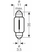 Bec OSRAM - 5W 12V SV8.5-8 C5W