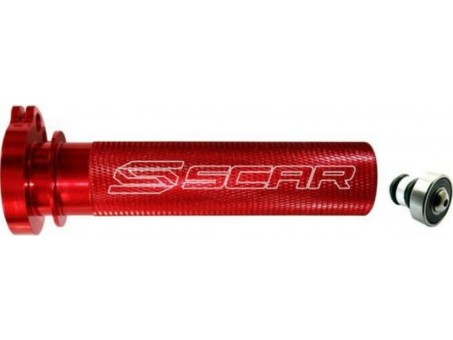 Tub Acceleratie SCAR din aluminiu HONDA CRF 250R '04-'24, CRF 450R '02-'24 - Rosu