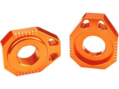 Set intinzator ax spate KTM SX / SXF / EXC 125 / 250 / 450 / 530 '08-'12, EXC / EXCF '08-'24 (ŚR 20MM) - Portocaliu (KPL.-2SZT.)