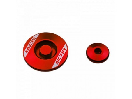 Capace de motor SCAR HONDA CRF 450R '02-'24 - Rosu