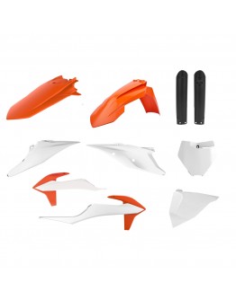 Kit plastice POLISPORT - (FULL KIT) KTM SX/SX-F '19-22  - Portocaliu Alb