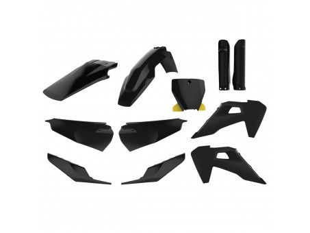 Kit plastice POLISPORT - (FULL KIT) Husqvarna TC/FC TPI '19-22  - Negru