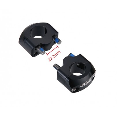 Inaltator Ghidon ACCEL diametru 22MM-22MM, Inaltime 20MM - Negru