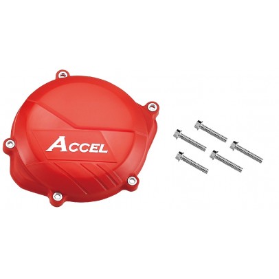 Protectie ambreiaj plastic ACCEL HONDA CRF450R '09-'17 culoare rosu