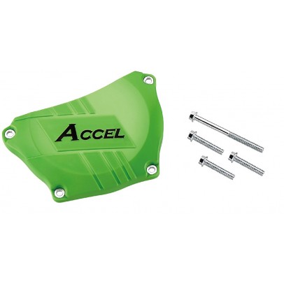 Protectie ambreiaj plastic ACCEL KAWASAKI KXF250 '09-'17 culoare verde