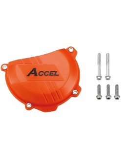 Protectie ambreiaj plastic ACCEL KTM SXF250 '13- , EXCF250 '14-, SXF350 '11-, EXCF350 '12-, culoare portocaliu