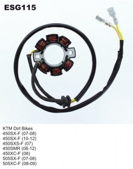 Stator alternator ELECTROSPORT - KTM SXF 450 '07-'12, SXF 505 '07-'08, XCF 505 '08-'09