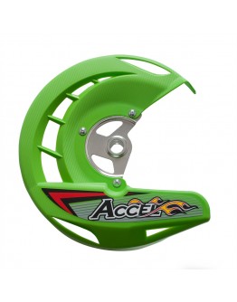 Protectie disc fata ACCEL KAWASAKI KXF 250/450 '06-'18 culoare verde (FDG-03GR)