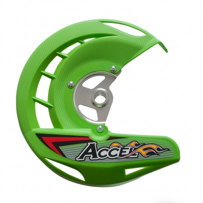 Protectie disc fata ACCEL KAWASAKI KXF 250/450 '06-'18 culoare verde (FDG-03GR)