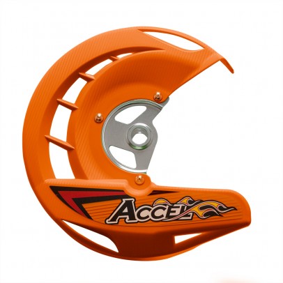 Protectie disc fata ACCEL KTM SX/SXF '03-'14, EXC, EXCF '03-'15 culoare portocaliu (FDG-05OR)