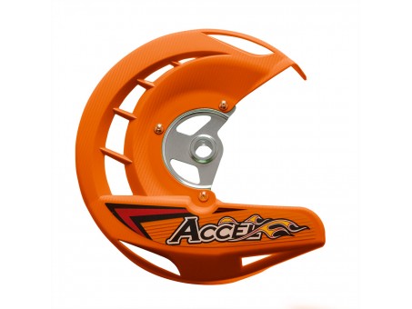 Protectie disc fata ACCEL KTM SX/SXF '03-'14, EXC, EXCF '03-'15 culoare portocaliu (FDG-05OR)