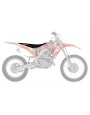 Husă șa BLACKBIRD HONDA CRF 250R '14-'17, CRF 450R '13-'16 ZEBRA culoare Negru Rosu