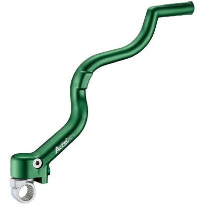 Pedala Pornire ACCEL Aluminiu KAWASAKI KXF 450, KLX 450R - Verde