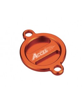 Capac filtru ulei ACCEL KTM EXC 400/450/530 '08-'11, SXF 450/505 '07-'12, SXF 350 '11-'19 culoare portocaliu